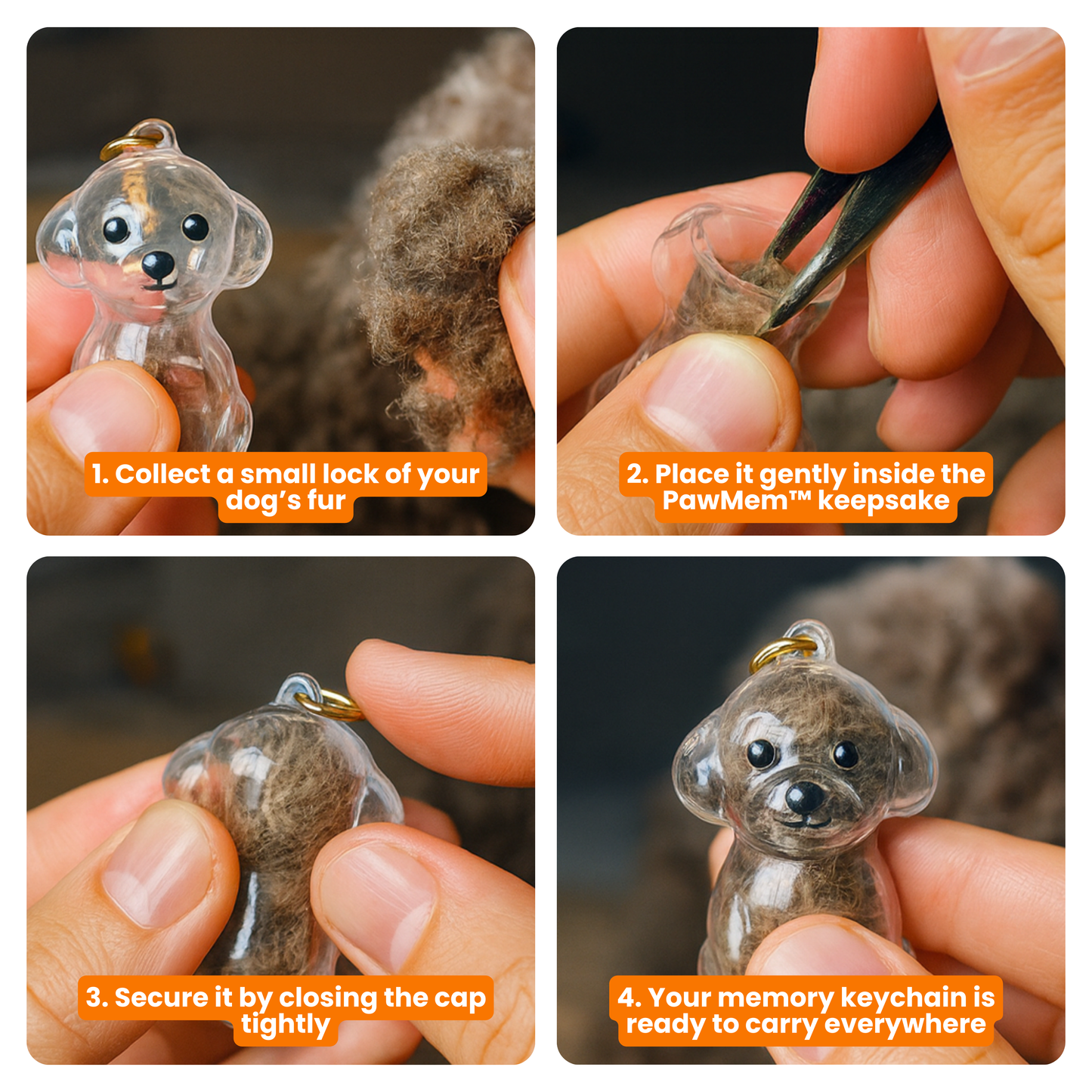 PawMem™ - Pet Keychain